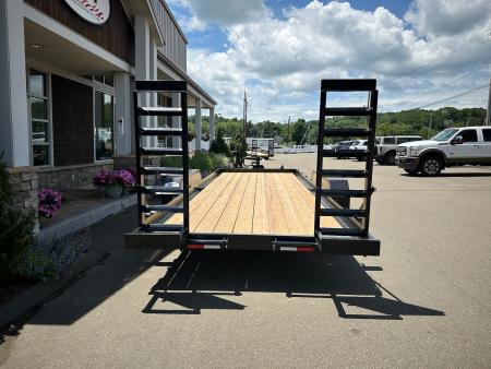 New CAM Superline 7' x 20' Angle Equipment Trailer 15.4K