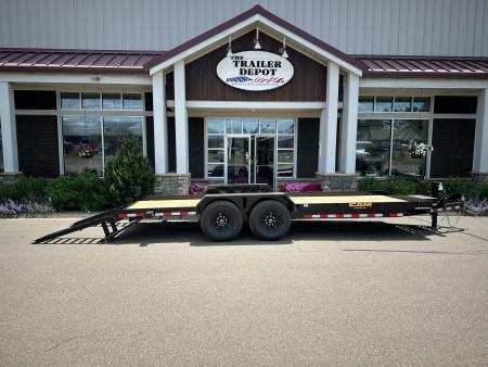 New CAM Superline 7' x 20' Angle Equipment Trailer 15.4K