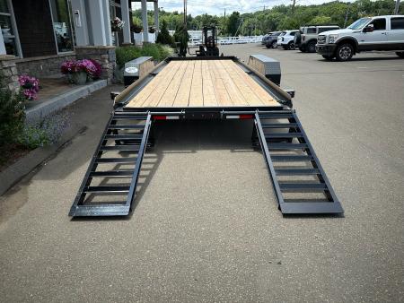 New CAM Superline 7' x 20' Angle Equipment Trailer 15.4K