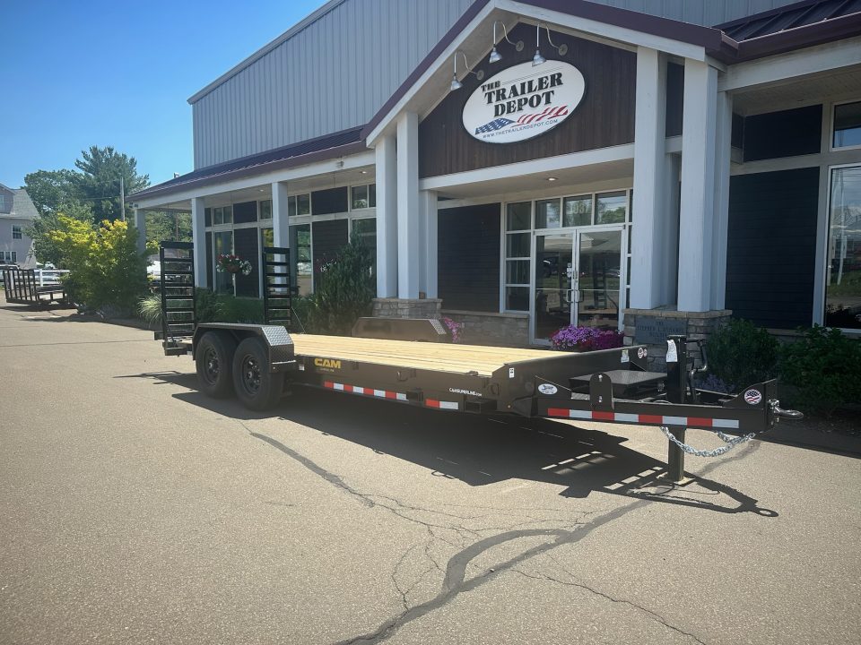 New CAM SUPERLINE 7' X 20' CHANNEL FRAME EQUIPMENT TRAILER 15.4K