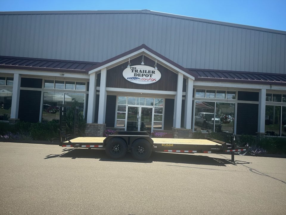 New CAM SUPERLINE 7' X 20' CHANNEL FRAME EQUIPMENT TRAILER 15.4K