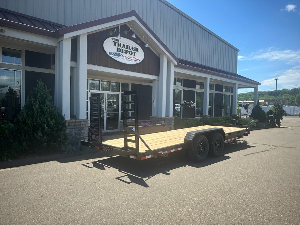 New CAM SUPERLINE 7' X 20' CHANNEL FRAME EQUIPMENT TRAILER 15.4K