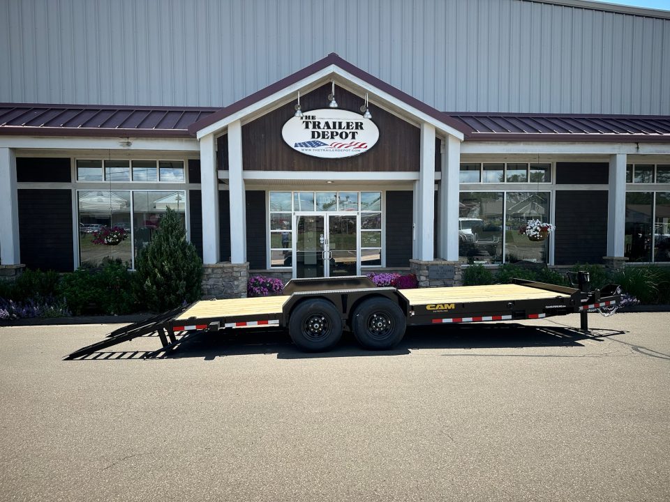New CAM SUPERLINE 7' X 20' CHANNEL FRAME EQUIPMENT TRAILER 15.4K