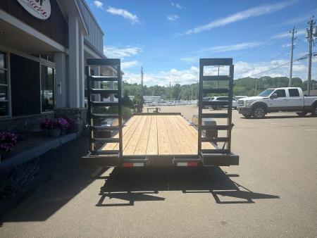New CAM SUPERLINE 7' X 20' CHANNEL FRAME EQUIPMENT TRAILER 15.4K