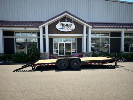 New CAM SUPERLINE 7' X 20' CHANNEL FRAME EQUIPMENT TRAILER 15.4K