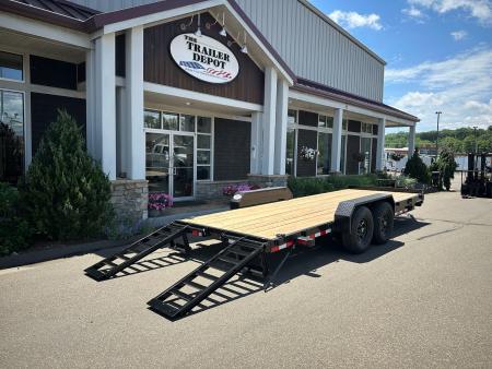 New CAM SUPERLINE 7' X 20' CHANNEL FRAME EQUIPMENT TRAILER 15.4K