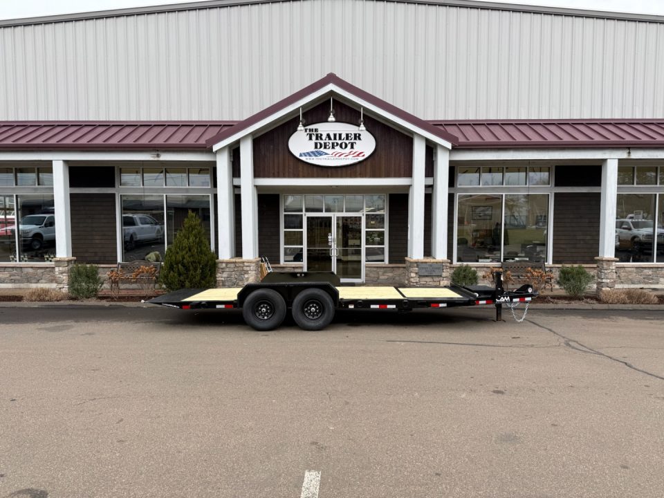 New CAM Superline 7' x 20' Extra Wide Split Tilt Trailer 15.4K