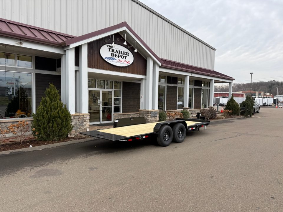 New CAM Superline 7' x 20' Extra Wide Split Tilt Trailer 15.4K
