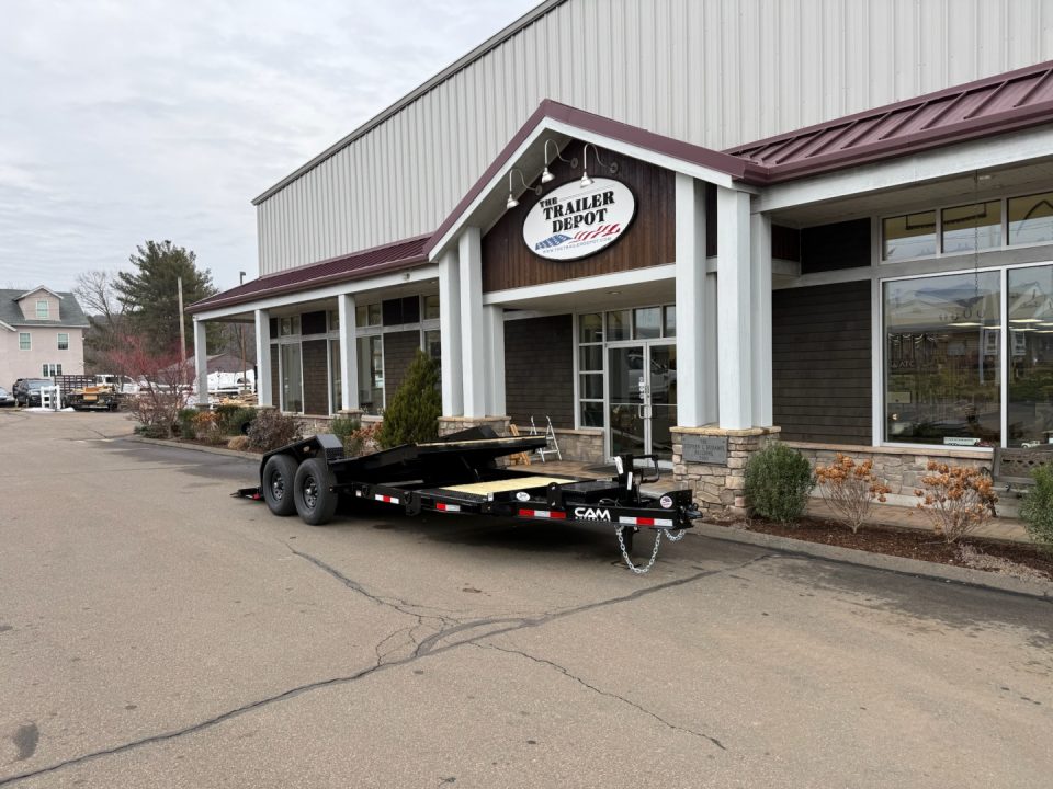 New CAM Superline 7' x 20' Extra Wide Split Tilt Trailer 15.4K