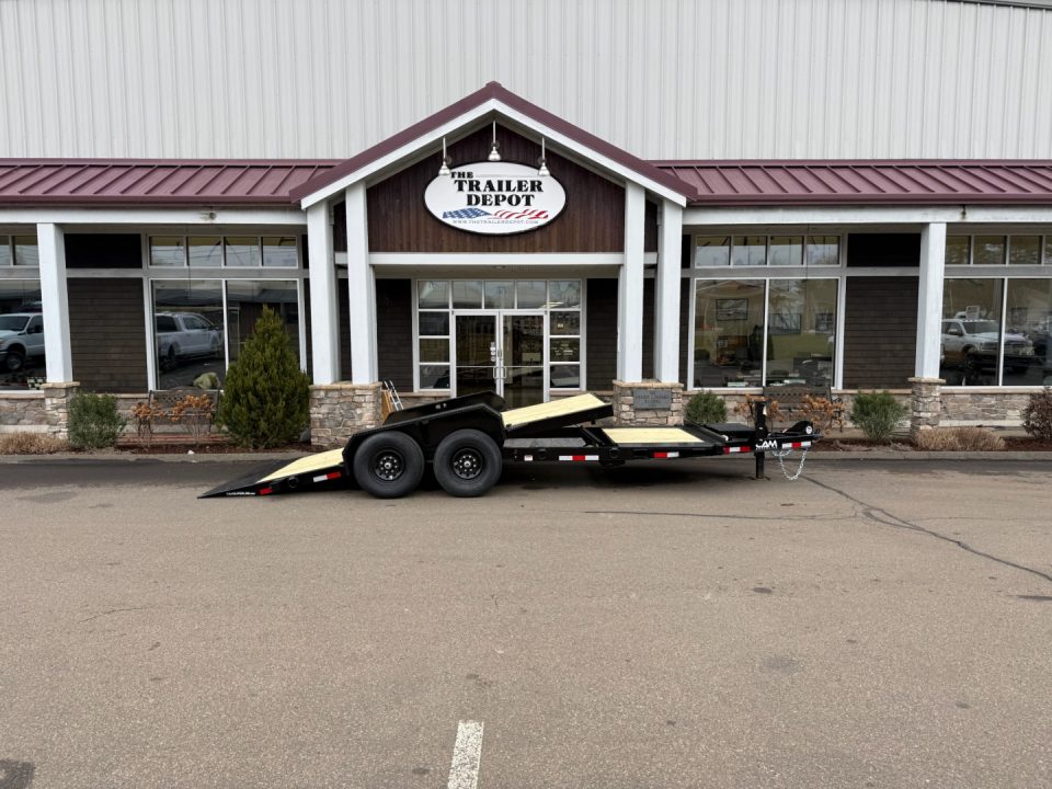 New CAM Superline 7' x 20' Extra Wide Split Tilt Trailer 15.4K