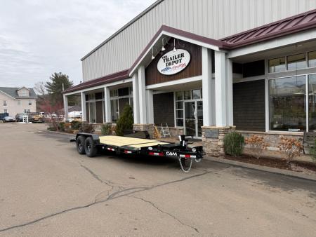New CAM Superline 7' x 20' Extra Wide Split Tilt Trailer 15.4K