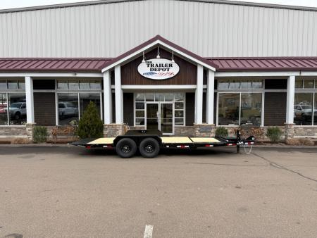 New CAM Superline 7' x 20' Extra Wide Split Tilt Trailer 15.4K