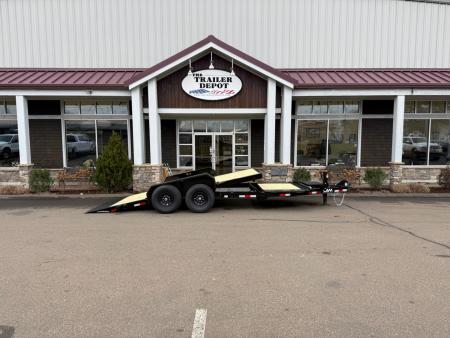 New CAM Superline 7' x 20' Extra Wide Split Tilt Trailer 15.4K