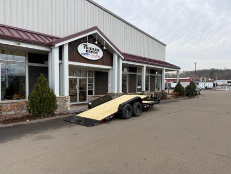 New CAM Superline 7' x 20' Extra Wide Split Tilt Trailer 15.4K