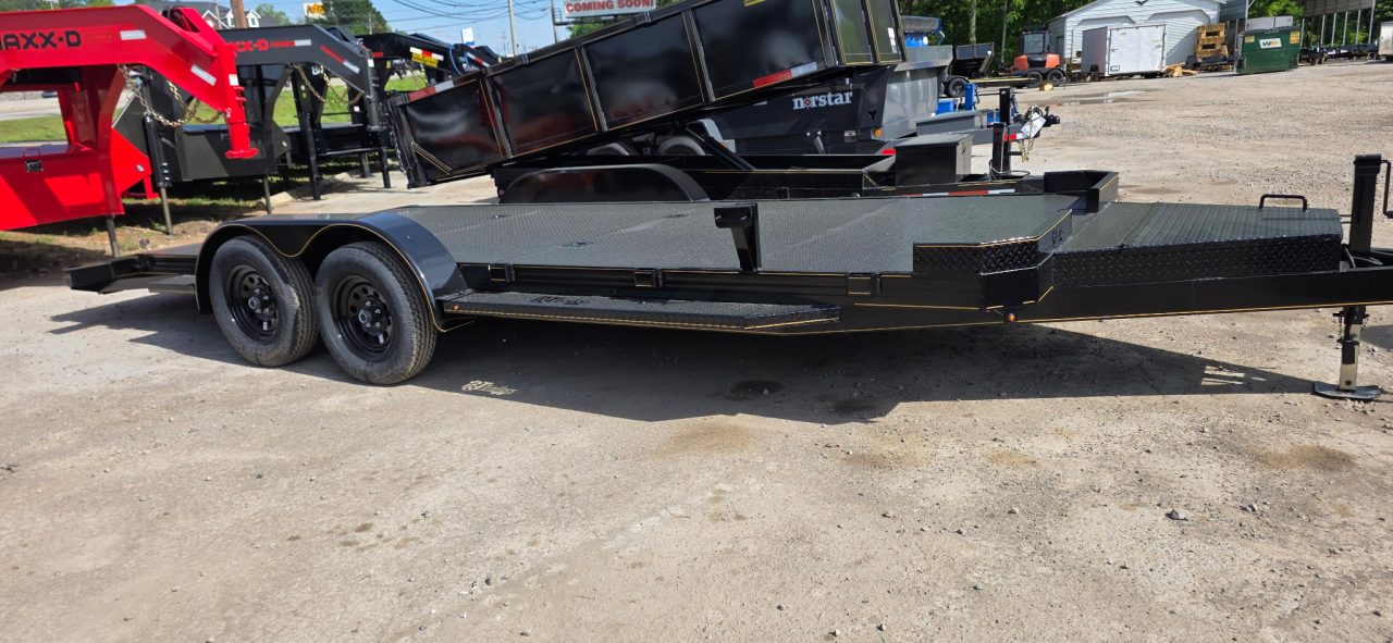 New 2026 P & T Trailers 7K 17+3 STEEL CH 5'' CHANNEL SUPER DELUX Car Hauler