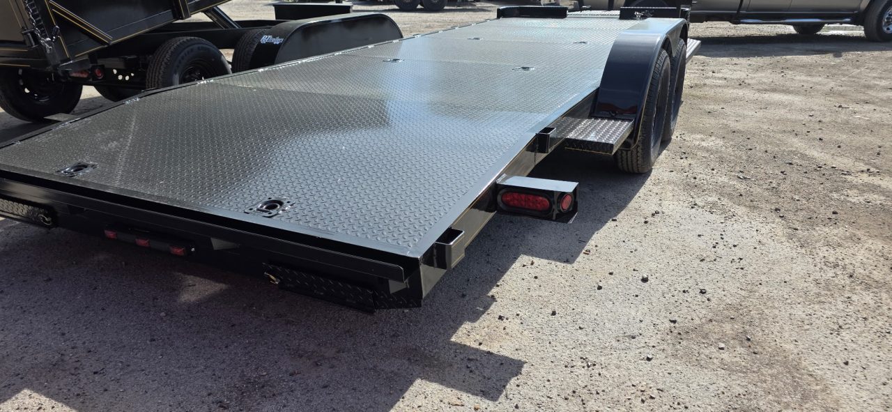 New 2026 P & T Trailers 7K 17+3 STEEL CH 5'' CHANNEL SUPER DELUX Car Hauler