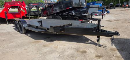 New 2026 P & T Trailers 7K 17+3 STEEL CH 5'' CHANNEL SUPER DELUX Car Hauler