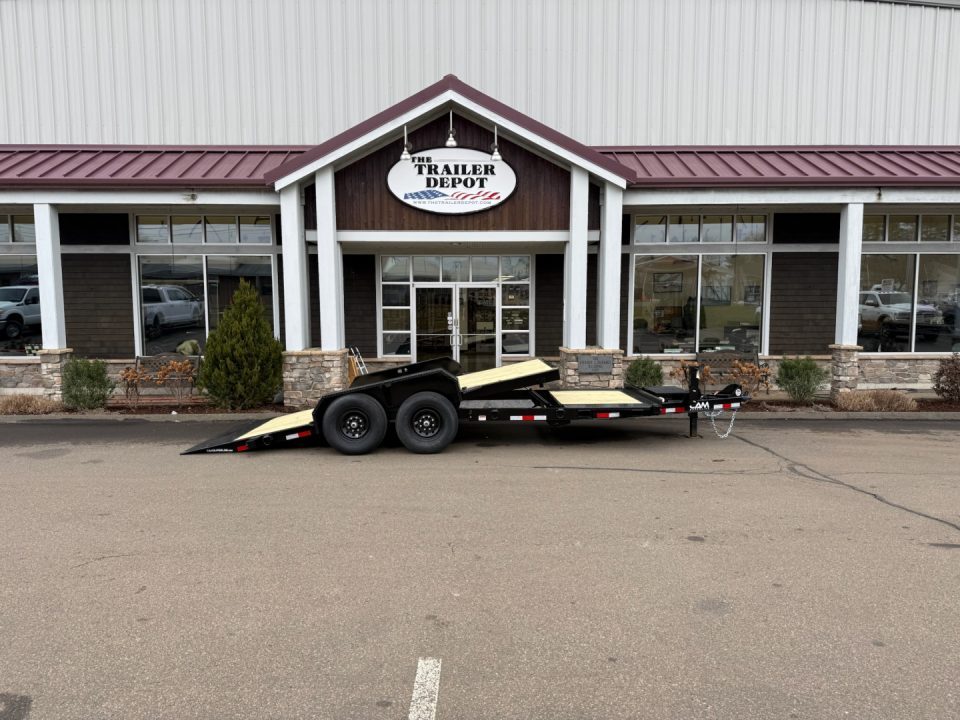 New CAM Superline 7' x 20' Extra Wide Split Tilt Trailer 15.4K
