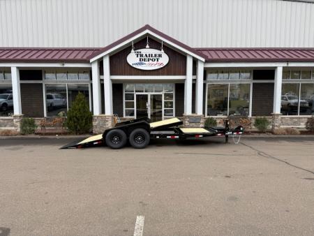 New CAM Superline 7' x 20' Extra Wide Split Tilt Trailer 15.4K