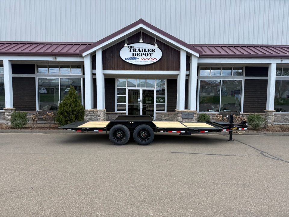 New CAM Superline 7' x 20' Extra Wide Split Tilt Trailer 17.6K