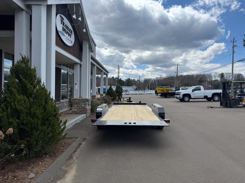 New CAM Superline 7' x 20' Extra Wide Split Tilt Trailer 17.6K