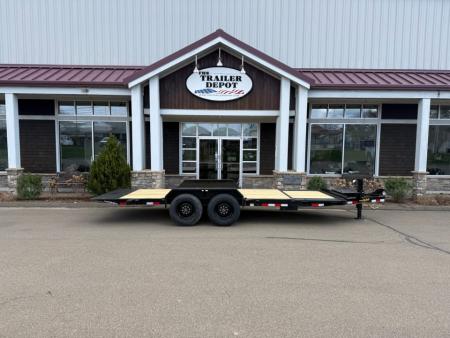 New CAM Superline 7' x 20' Extra Wide Split Tilt Trailer 17.6K