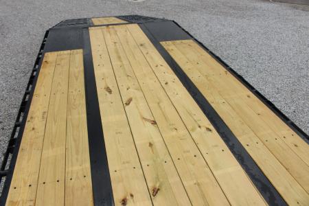 New 2026 Moritz FDGH Hydraulic Tail 30' GOOSENECK Deckover Flatbed Trailer- 25900# GVW