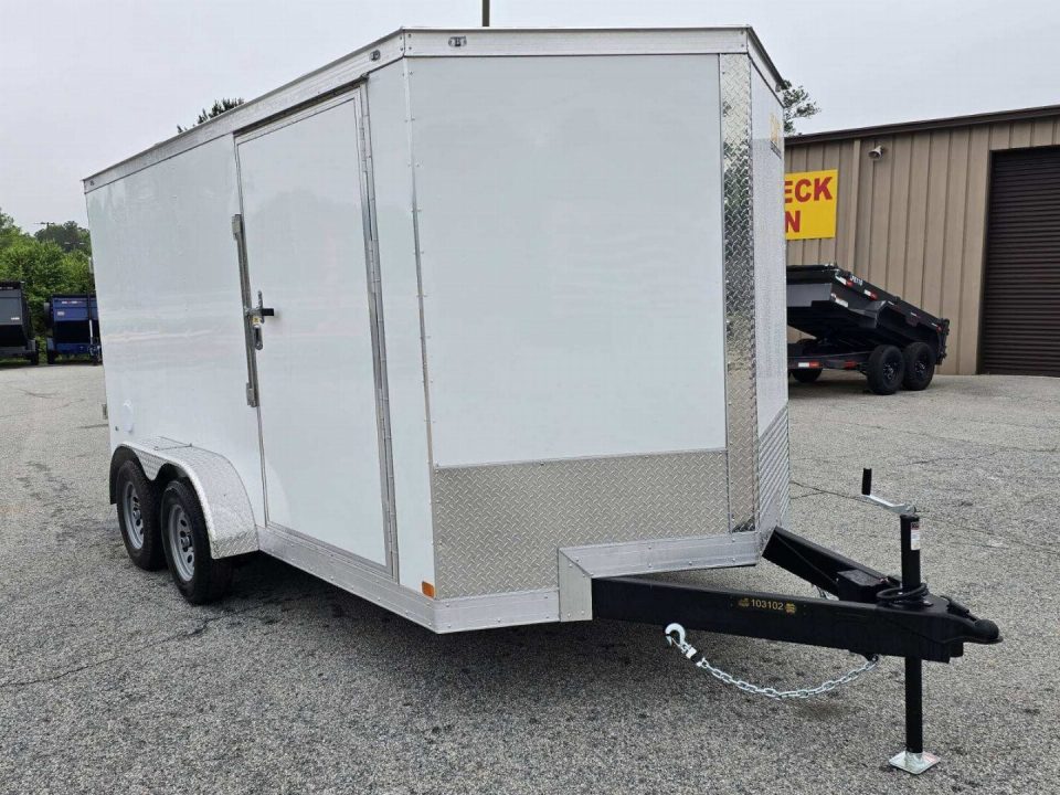 New 2026 COVERED WAGON 7X14 TANDEM AXLE ENCLOSED TRAILER