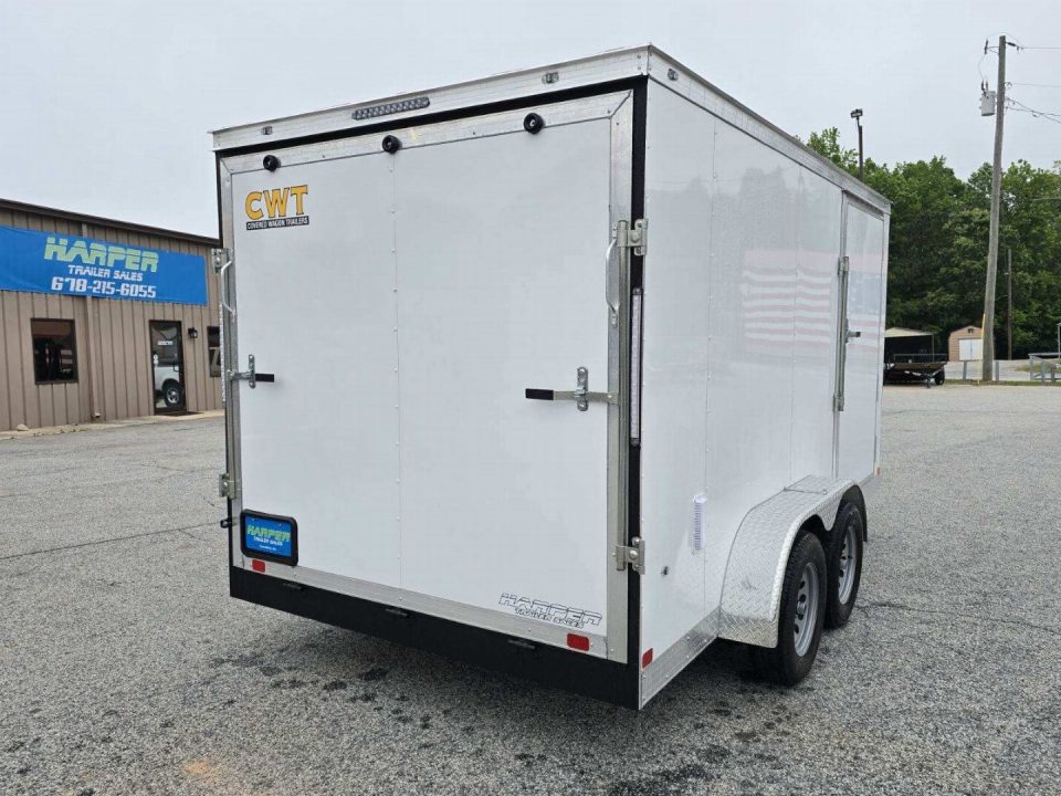 New 2026 COVERED WAGON 7X14 TANDEM AXLE ENCLOSED TRAILER