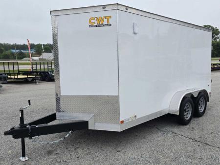 New 2026 COVERED WAGON 7X14 TANDEM AXLE ENCLOSED TRAILER