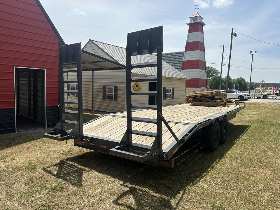 Used USED 2026 TRIPLE CROWN 24' 14K DECKOVER EQUIPMENT HAULER ($650 DOWN ON RTO)