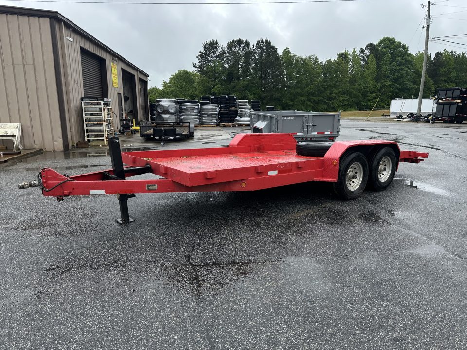 Used USED 18' 14K STEEL FLOOR CAR/EQUIPMENT HAULER