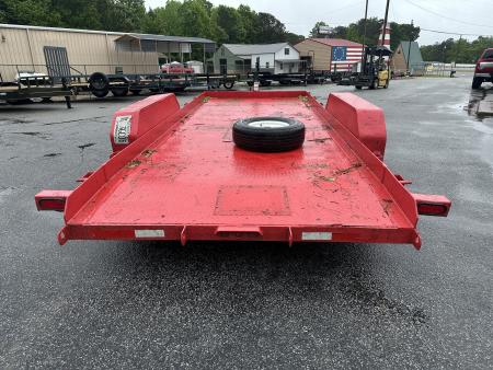 Used USED 18' 14K STEEL FLOOR CAR/EQUIPMENT HAULER