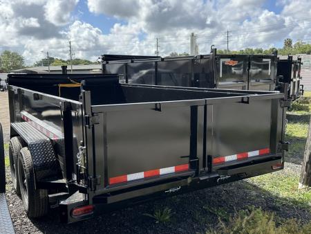New 2026 Down 2 Earth Trailers 7X14 DUMP TRAILER Dump Trailer