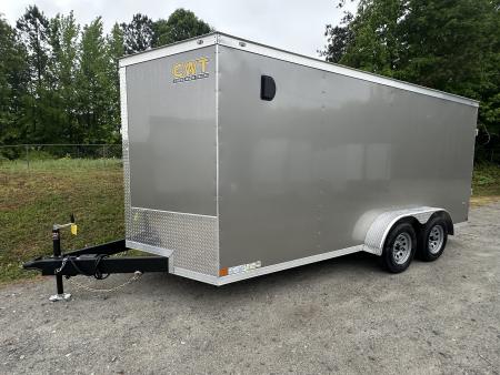 New 2026 COVERED WAGON 7X16 TANDEM AXLE ENCLOSED TRAILER