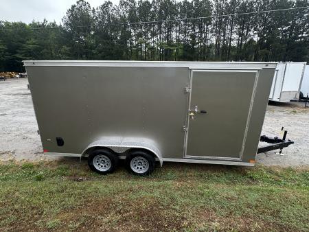 New 2026 COVERED WAGON 7X16 TANDEM AXLE ENCLOSED TRAILER