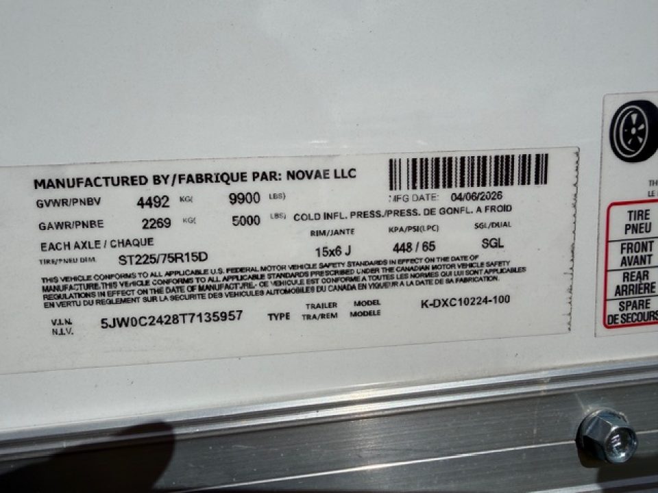 New 2026 LOOK TRAILERS 8.5x24 Car Hauler 10K- Enclosed Trailer- White