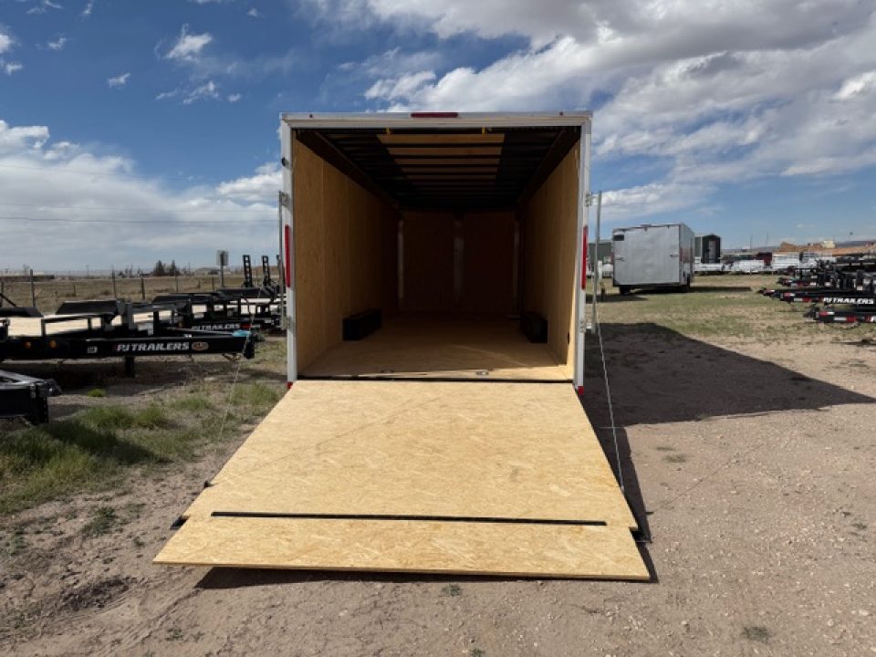 New 2026 LOOK TRAILERS 8.5x24 Car Hauler 10K- Enclosed Trailer- White
