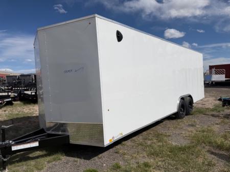 New 2026 LOOK TRAILERS 8.5x24 Car Hauler 10K- Enclosed Trailer- White
