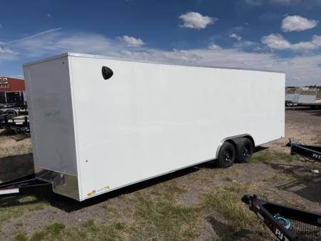 New 2026 LOOK TRAILERS 8.5x24 Car Hauler 10K- Enclosed Trailer- White