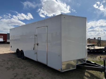New 2026 LOOK TRAILERS 8.5x24 Car Hauler 10K- Enclosed Trailer- White