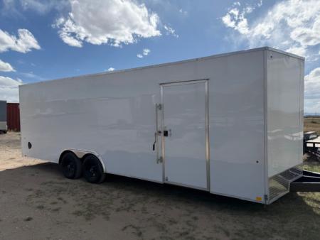 New 2026 LOOK TRAILERS 8.5x24 Car Hauler 10K- Enclosed Trailer- White