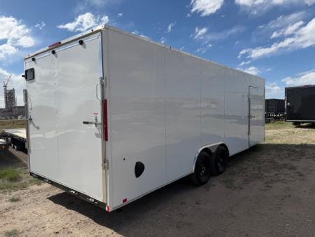 New 2026 LOOK TRAILERS 8.5x24 Car Hauler 10K- Enclosed Trailer- White