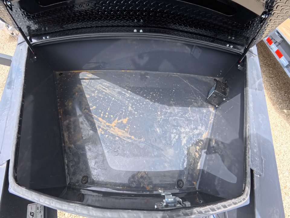 New 2026 Iron Bull 83x20 EWB Equipment Trailer, 2) 7K Straight Axles with 2 Elec. Fwd. Adj. Brakes -3' Self Cleaning Dove Tail w/ Rampage Ramps