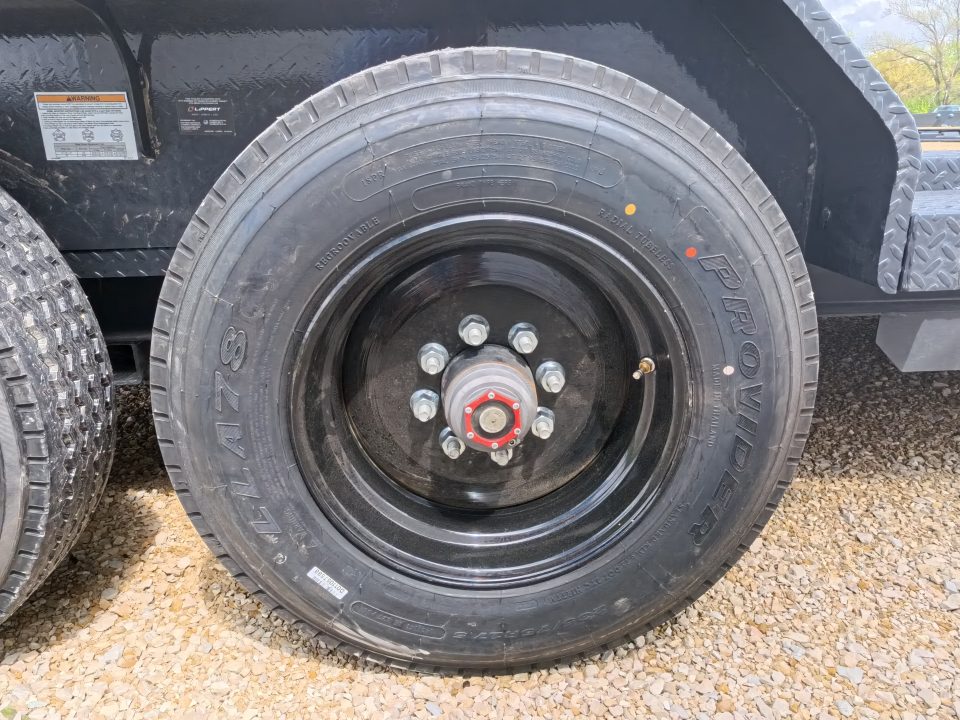 New 2026 Iron Bull 83x20 EWB Equipment Trailer, 2) 7K Straight Axles with 2 Elec. Fwd. Adj. Brakes -3' Self Cleaning Dove Tail w/ Rampage Ramps