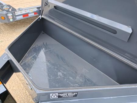 New 2026 Iron Bull 83x20 EWB Equipment Trailer, 2) 7K Straight Axles with 2 Elec. Fwd. Adj. Brakes, 3' Self Cleaning Dove Tail w/ Rampage Ramps