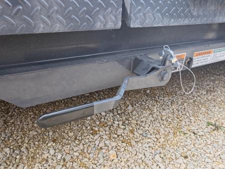 New 2026 Iron Bull 83x20 EWB Equipment Trailer, 2) 7K Straight Axles with 2 Elec. Fwd. Adj. Brakes -3' Self Cleaning Dove Tail w/ Rampage Ramps