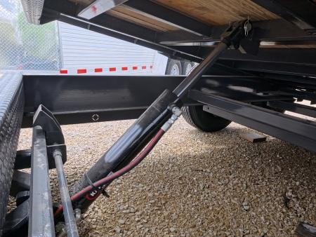 New 2026 Iron Bull 83x20 EWB Equipment Trailer, 2) 7K Straight Axles with 2 Elec. Fwd. Adj. Brakes -3' Self Cleaning Dove Tail w/ Rampage Ramps