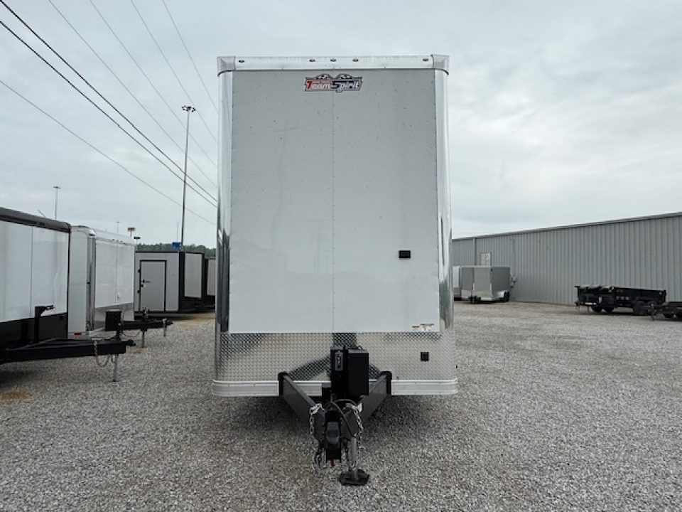 New Outlaw 8.5x36 Stacker Race Trailer- 21K White- CUSTOM