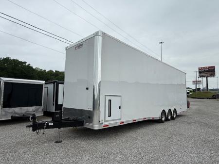 New Outlaw 8.5x36 Stacker Race Trailer- 21K White- CUSTOM